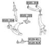 ASVA 0101-234 Control Arm-/Trailing Arm Bush